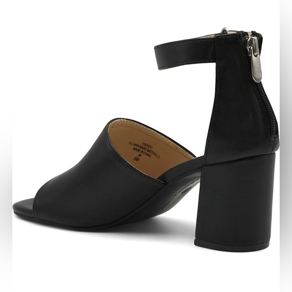 Adrienne Vittadini Andreo Ankle Strap Sandal Block Heel - size 7.5 - black - NWT - Picture 2 of 4